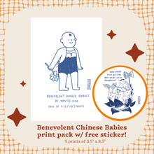 Load image into Gallery viewer, Benevolent Chinese Babies Print Pack