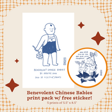 Load image into Gallery viewer, Benevolent Chinese Babies Print Pack
