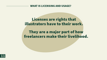 Load image into Gallery viewer, Licensing and Usage Tips for Freelancers, sliding scale!
