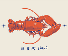 Load image into Gallery viewer, Lobster Friend Tote bag
