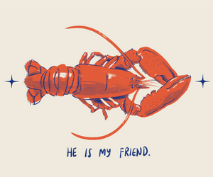 Lobster Friend Tote bag
