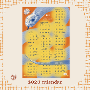 2025 Snake Calendar