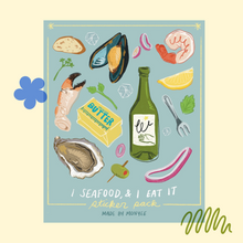 Load image into Gallery viewer, "I Seafood, &amp; I Eat It" Sticker Sheet
