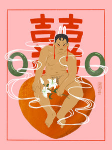 Tu'er Shen, Protector of Homosexual Affairs print, 2022